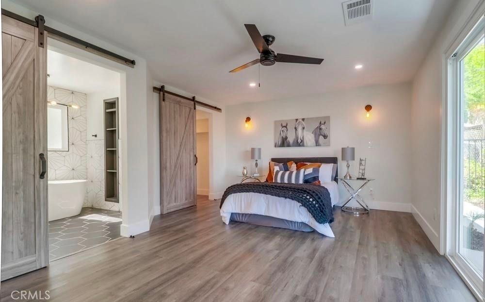 Bathroom, Bedroom, Interior, Recessed Lighting, Wood Texture Flooring