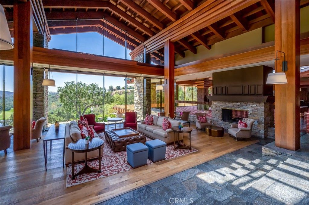 Fireplace, Interior, Living room, Pendant Lights, Wooden Beams, Wooden Ceilings, Wood Texture Flooring