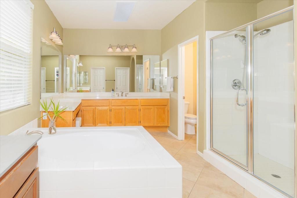 Bathroom, Dual Sink Vanities, Glass Shower, Interior