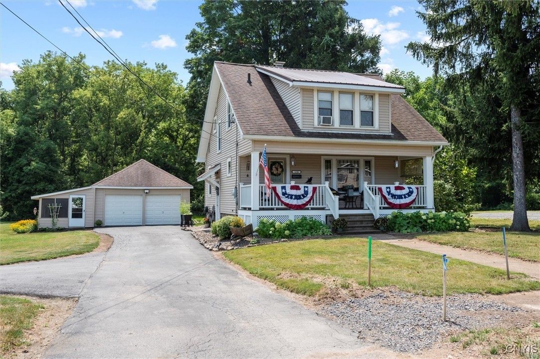 Detached Garage, Exterior, Facade, Cape Cod