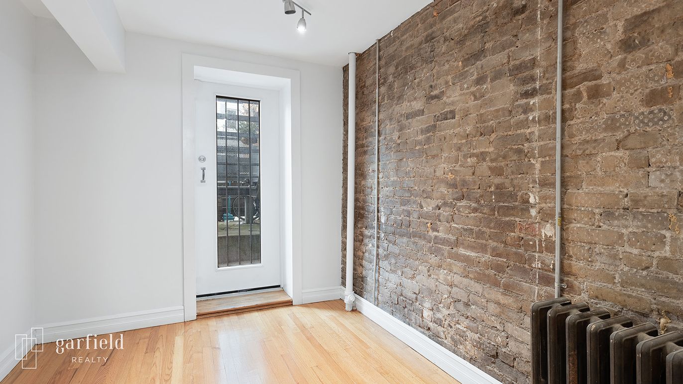 Empty room, Interior, Stone Walls, Wood Texture Flooring