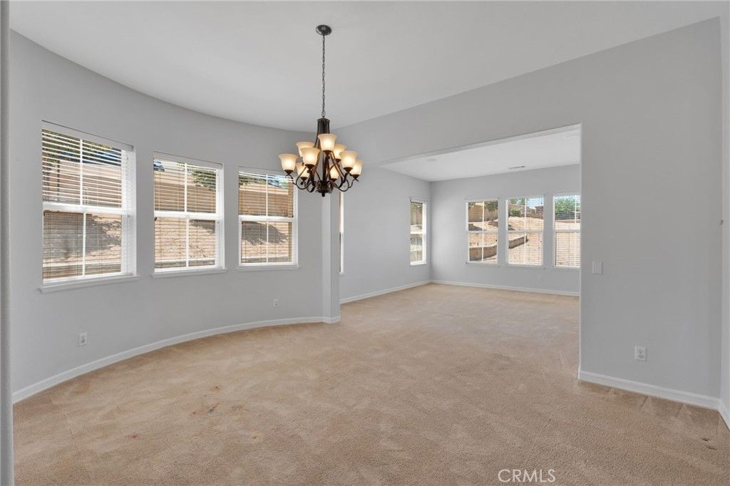Chandelier, Empty room, Interior