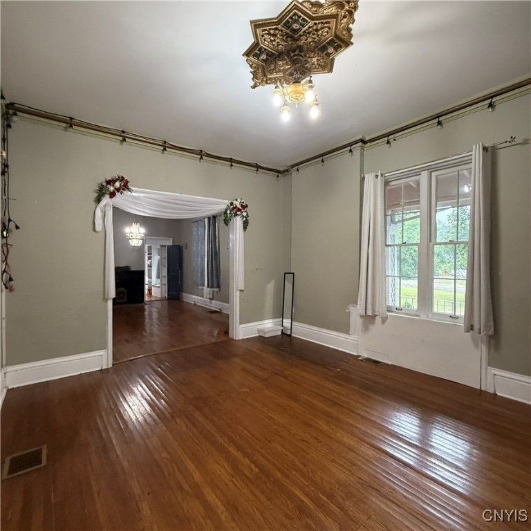Empty room, Interior, Wood Texture Flooring