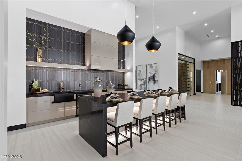 Interior, Kitchen, Pendant Lights, Recessed Lighting