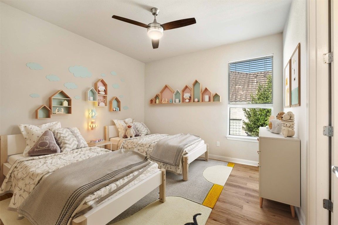 Bedroom, Interior, Wood Texture Flooring