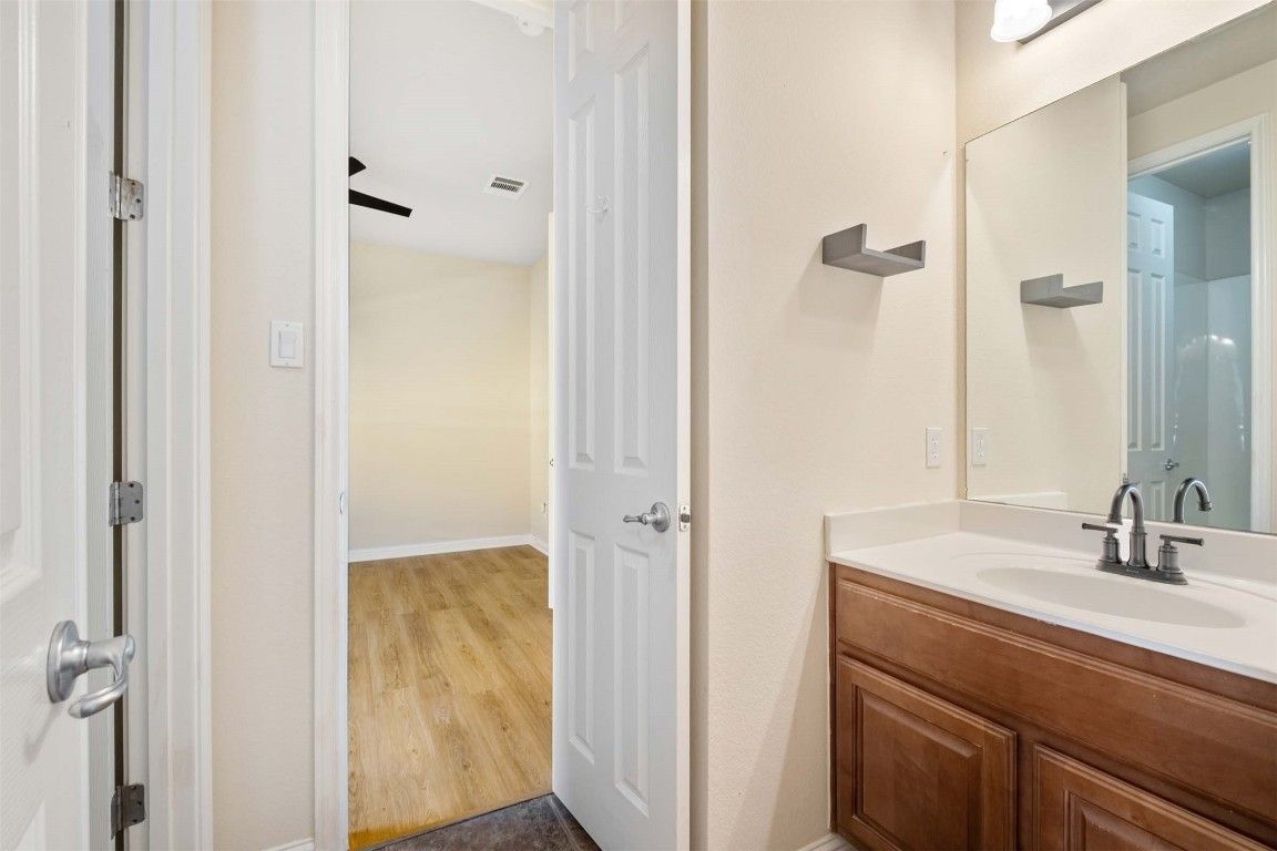 Bathroom, Interior, Wood Texture Flooring