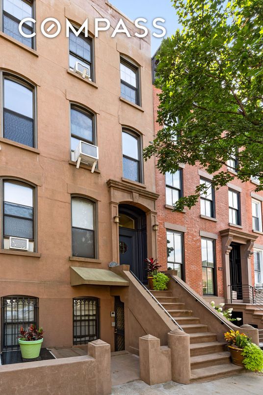 Exterior, Facade, Brick Facade, Brownstone