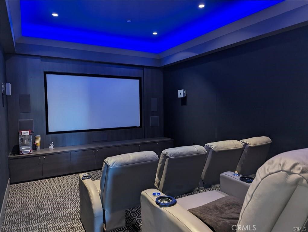 Home Theatre Room, Interior, Projection Screen, Recessed Lighting, Theatre Room