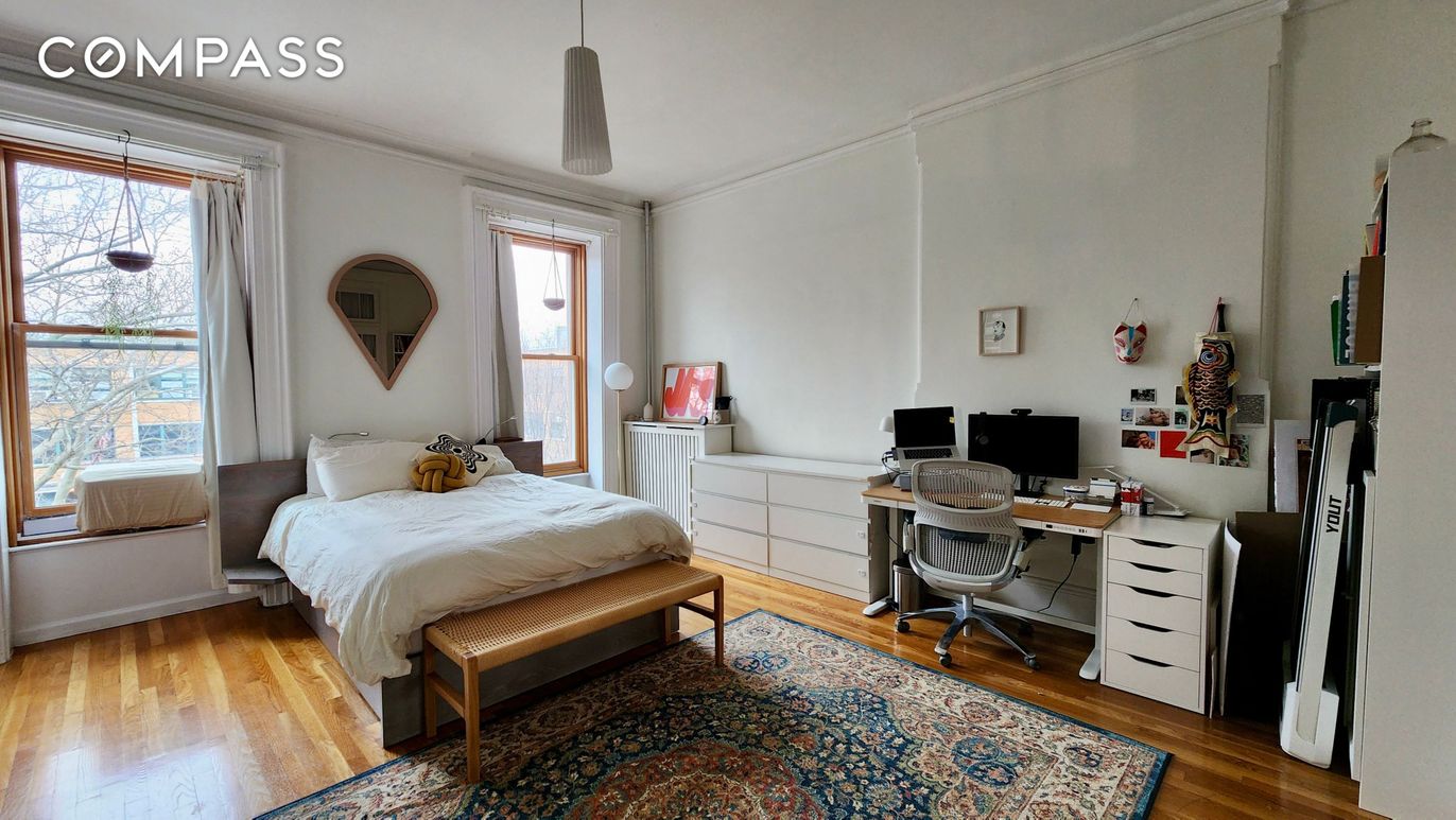 Bedroom, Home Office, Interior, Wood Texture Flooring