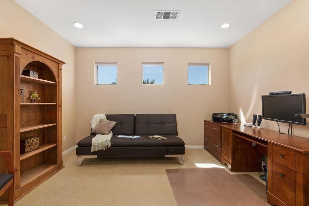 Home Office, Interior, Recessed Lighting