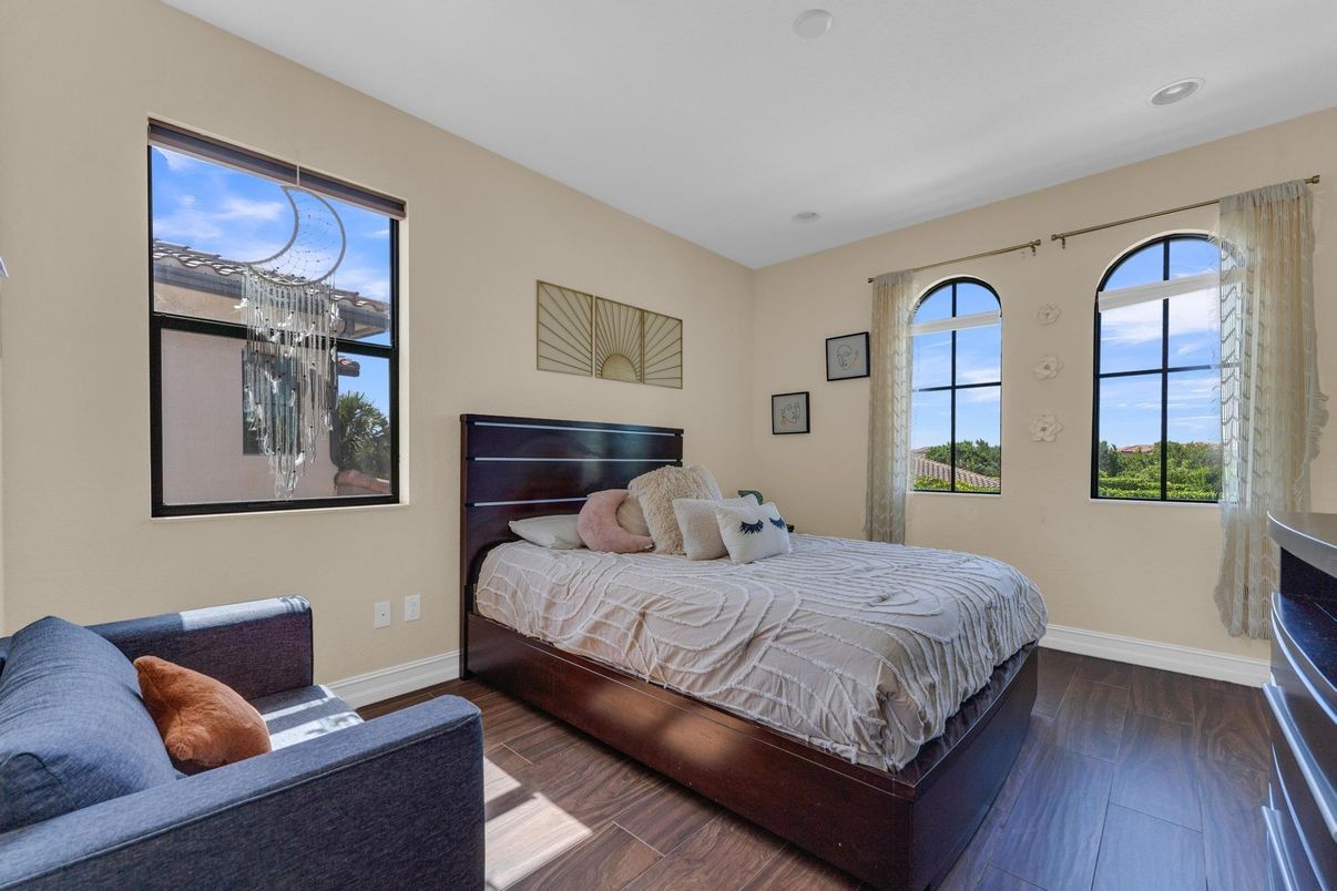 Bedroom, Interior, Wood Texture Flooring