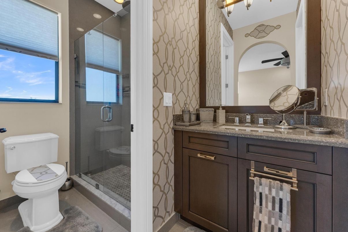 Bathroom, Glass Shower, Interior