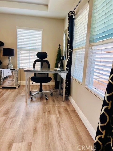 Home Office, Interior, Wood Texture Flooring