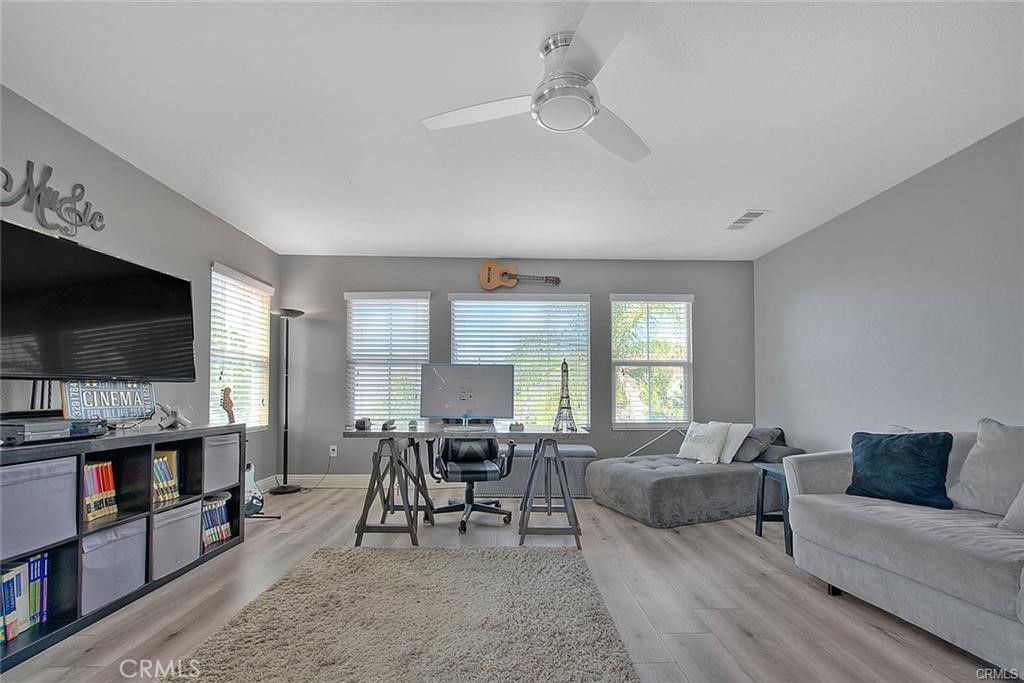 Home Office, Interior, Wood Texture Flooring