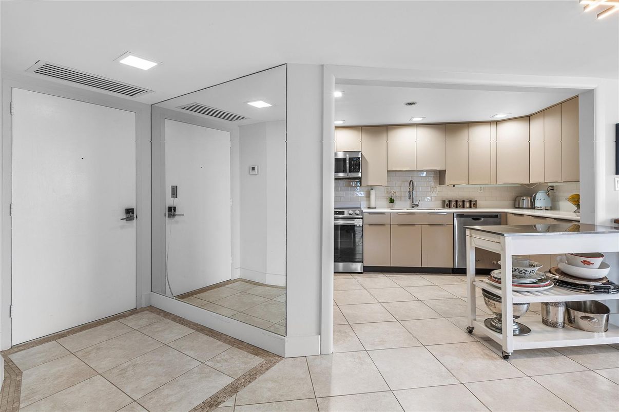 Interior, Kitchen, Recessed Lighting, Stainless Steel Appliances
