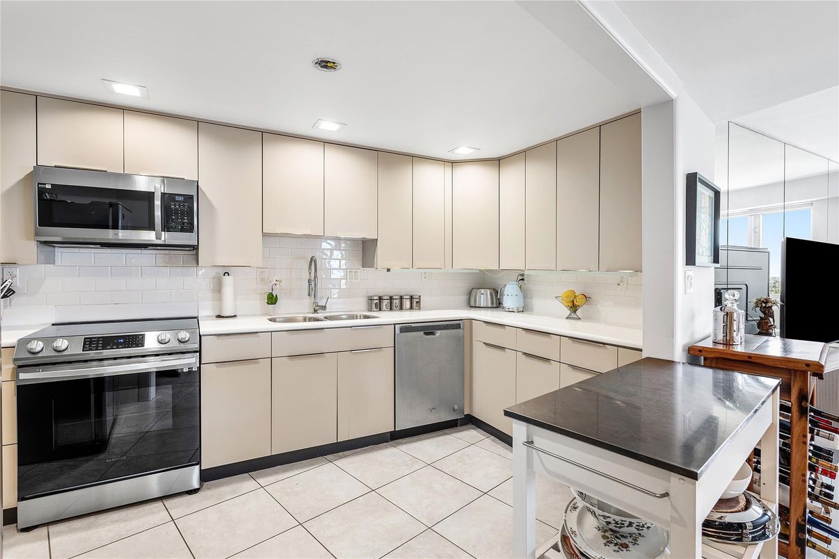 Interior, Kitchen, Recessed Lighting, Stainless Steel Appliances