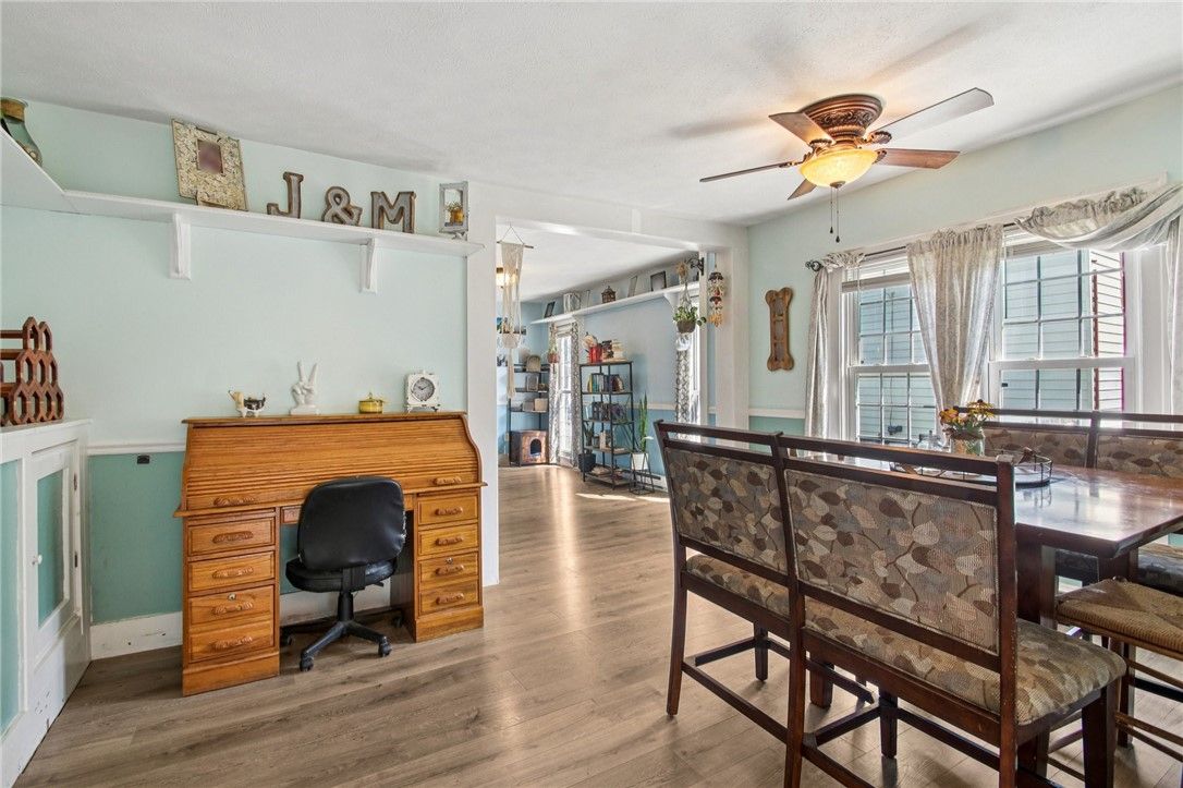 Home Office, Interior, Wood Texture Flooring