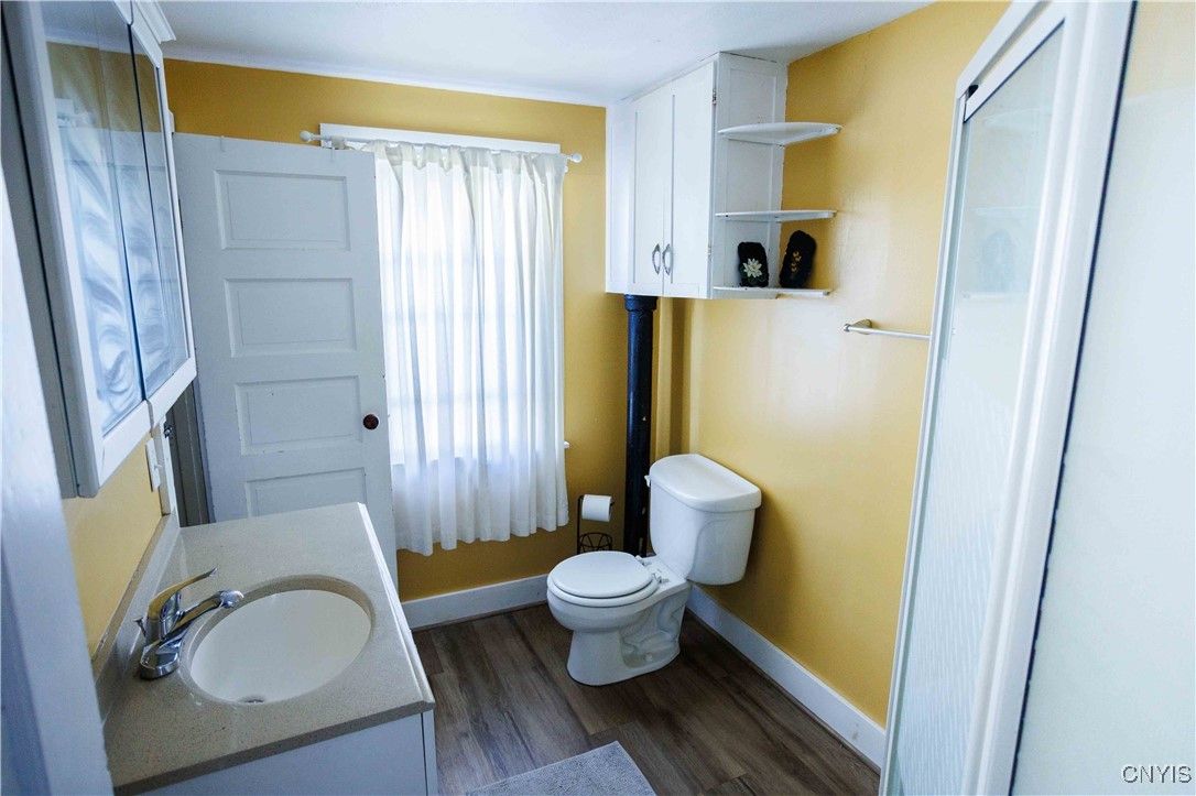 Bathroom, Interior, Wood Texture Flooring