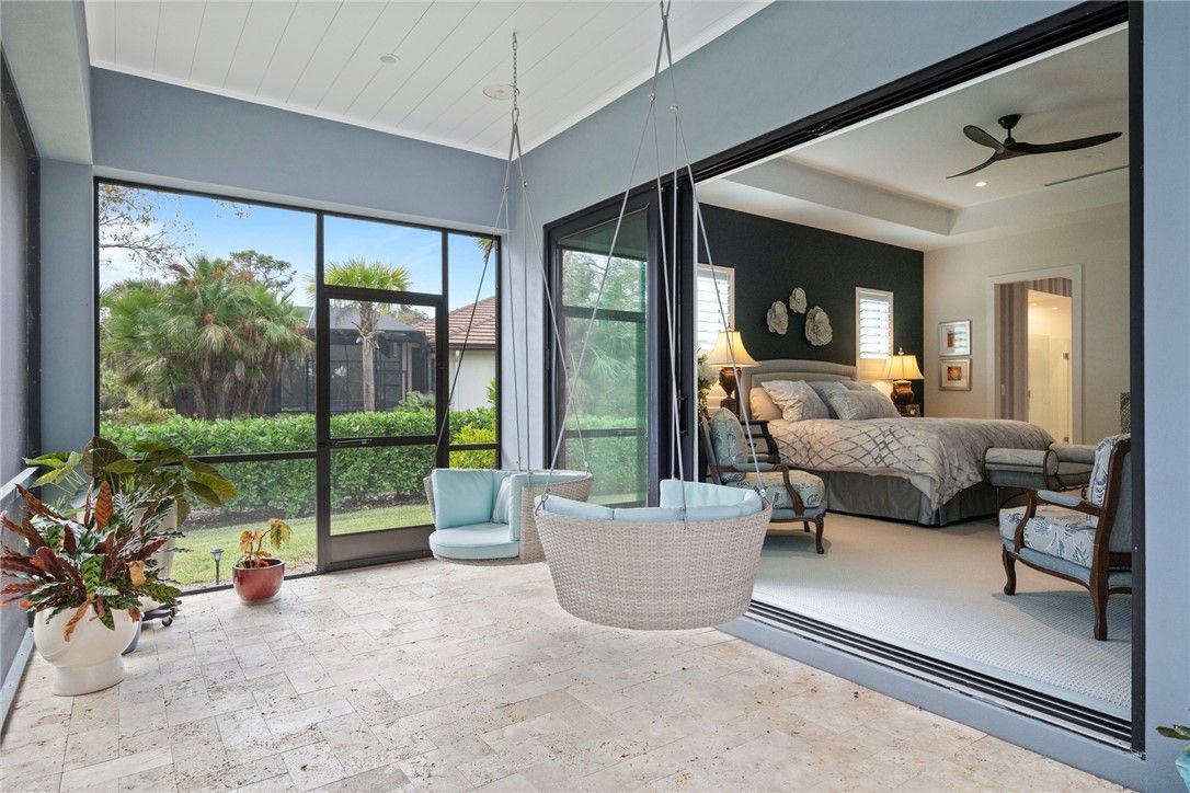 Bedroom, Interior, Recessed Lighting, Sun Room