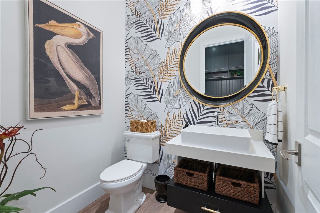 Bathroom, Interior, Wood Texture Flooring