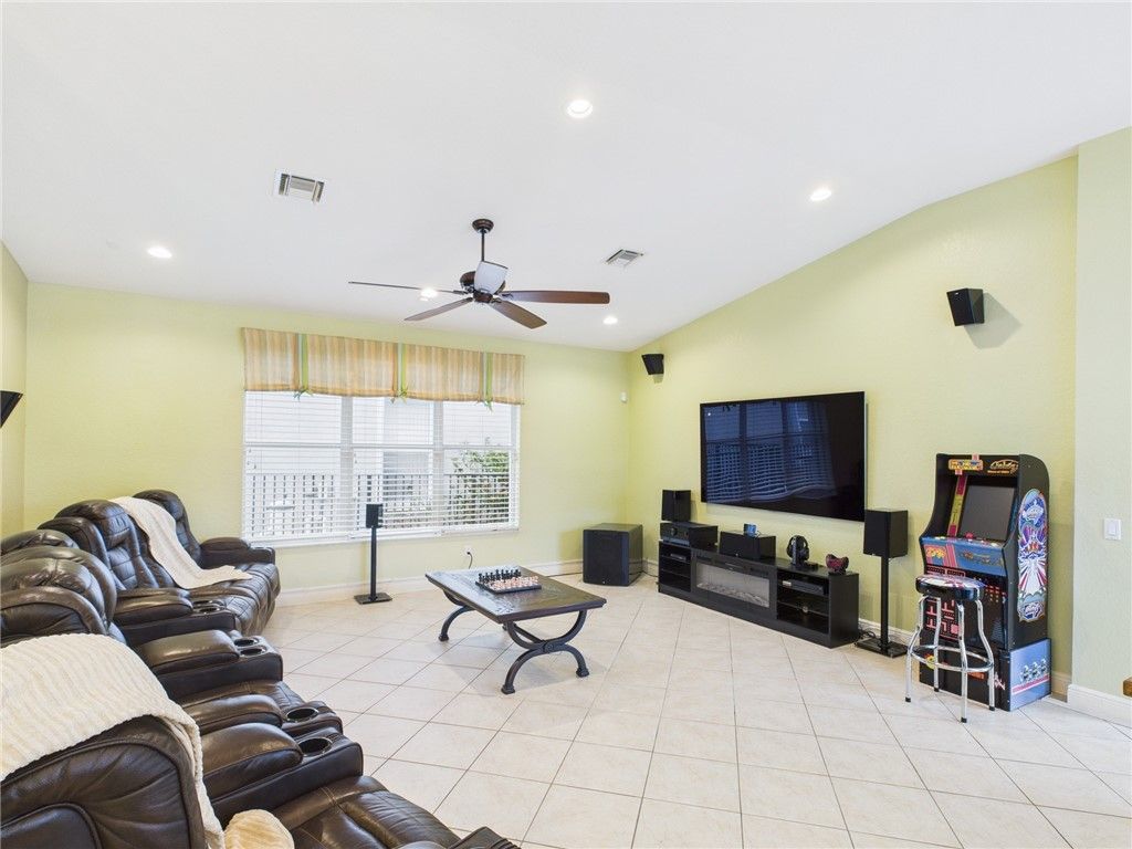 Home Theatre Room, Interior, Living room, Recessed Lighting