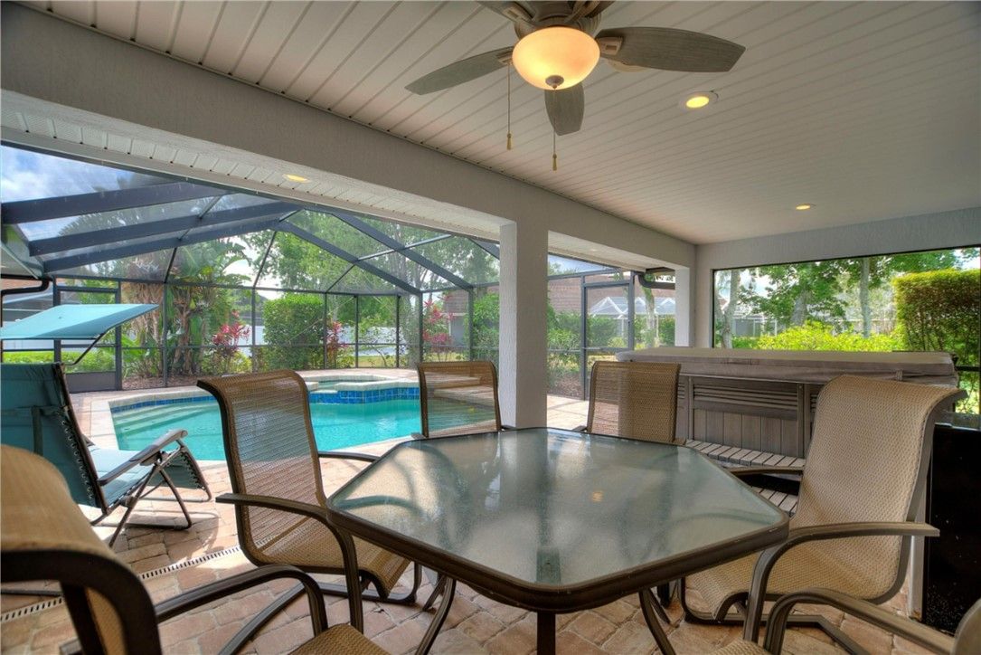 Dining room, Glass Ceilings, Interior, Pool, Recessed Lighting, Sun Room