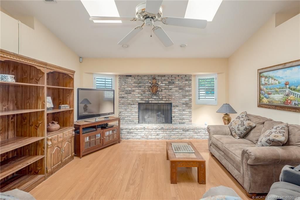 Fireplace, Interior, Living room, Stone Walls, Wood Texture Flooring