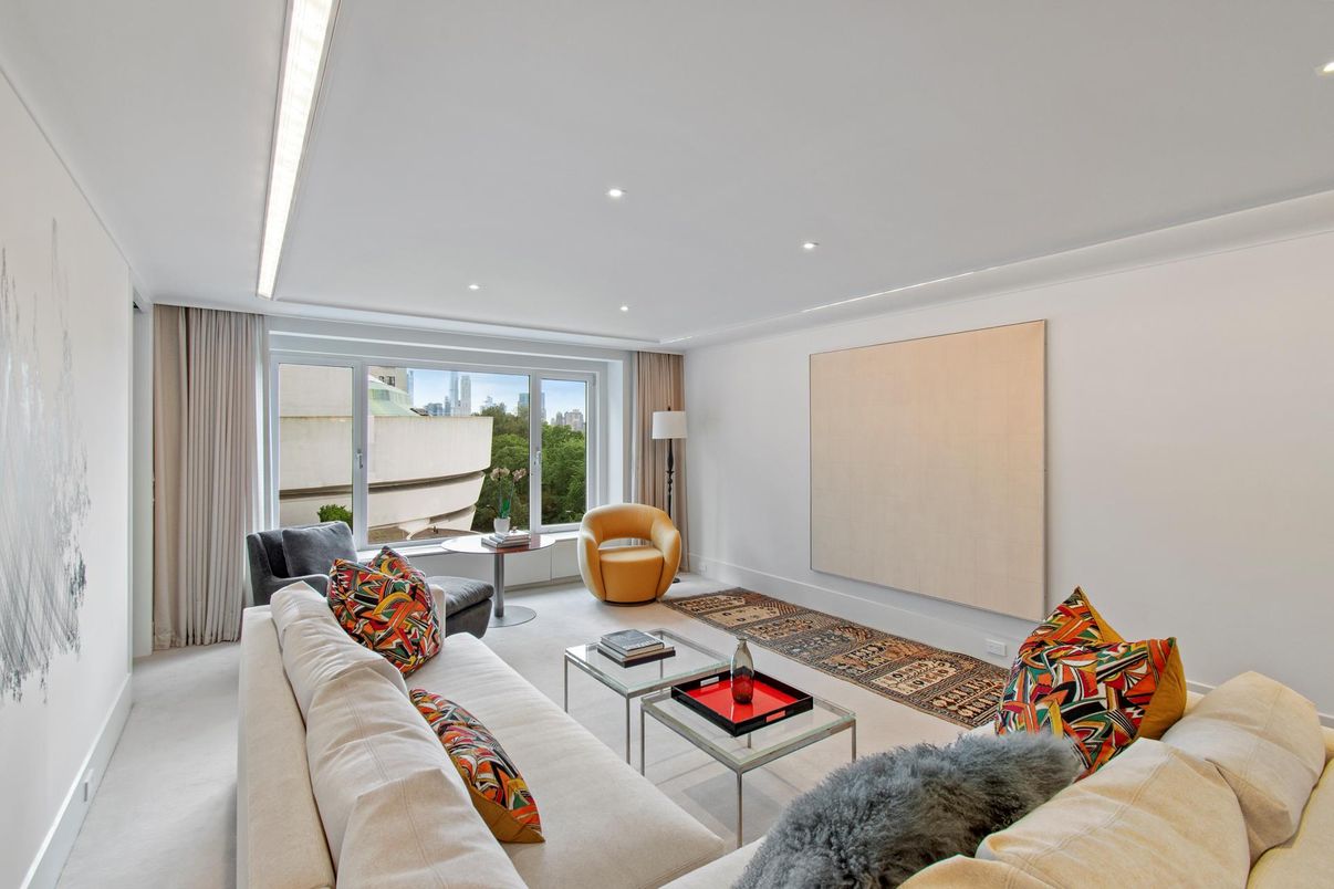 Interior, Living room, Recessed Lighting