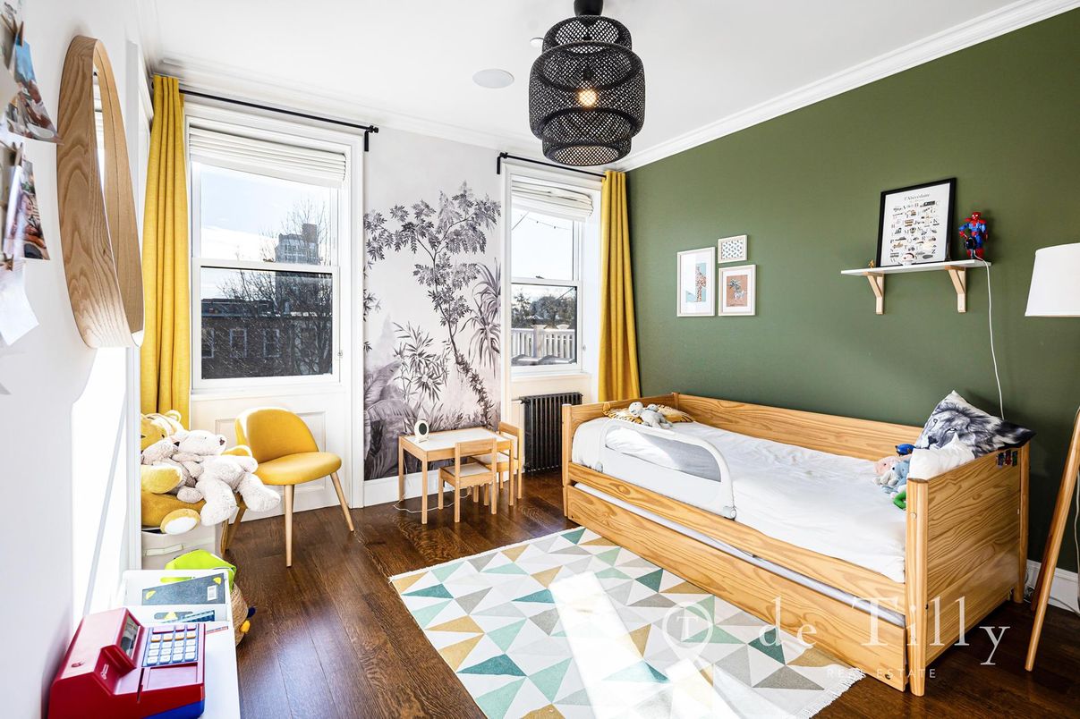 Bedroom, Interior, Wood Texture Flooring