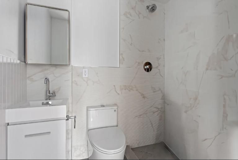 Bathroom, Interior, Marble Walls
