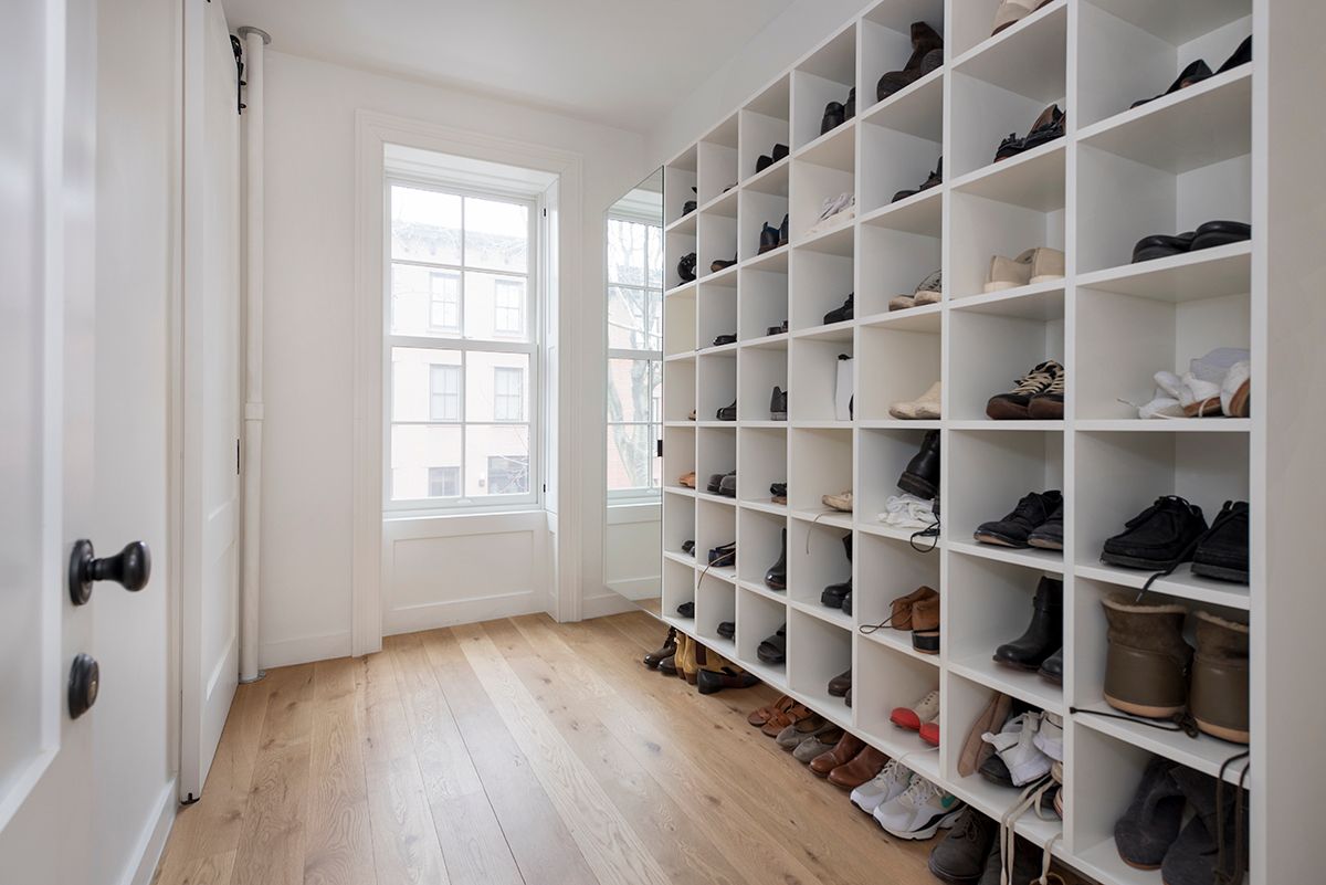 Interior, Walk-in Closets, Wood Texture Flooring