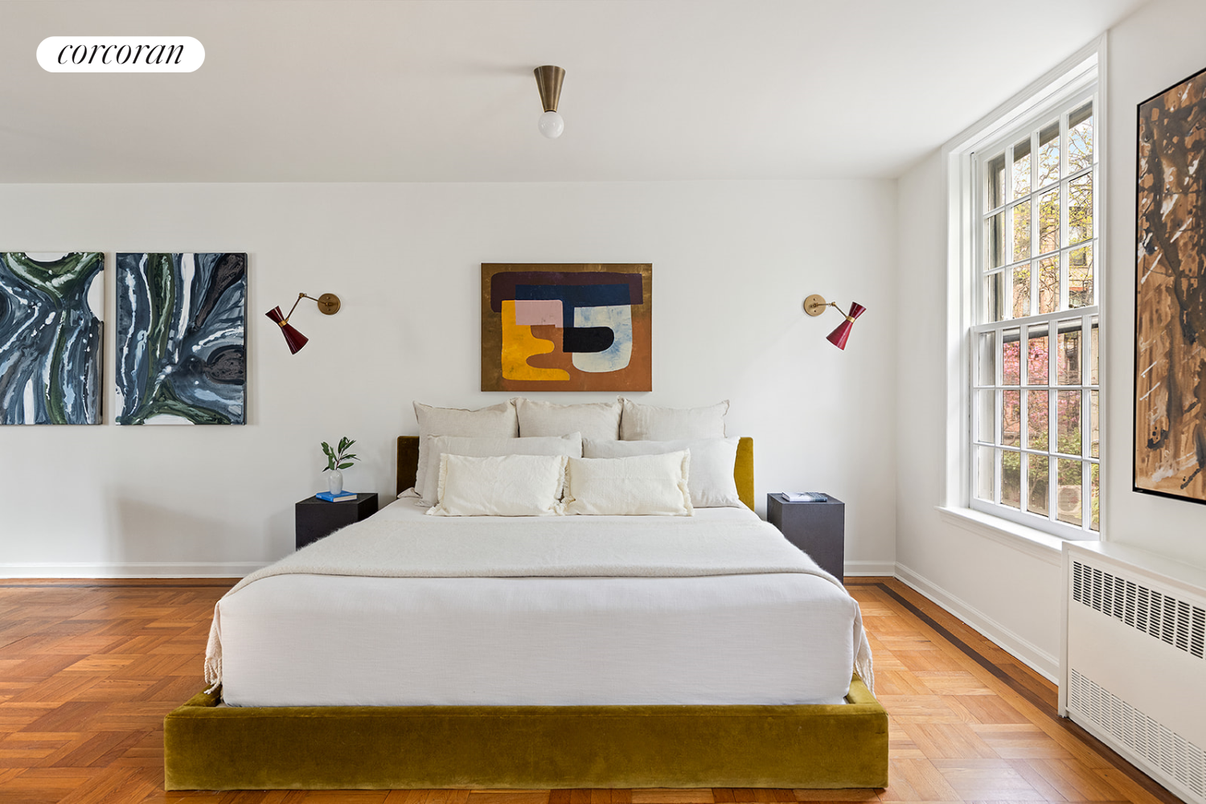 Bedroom, Interior, Wood Texture Flooring