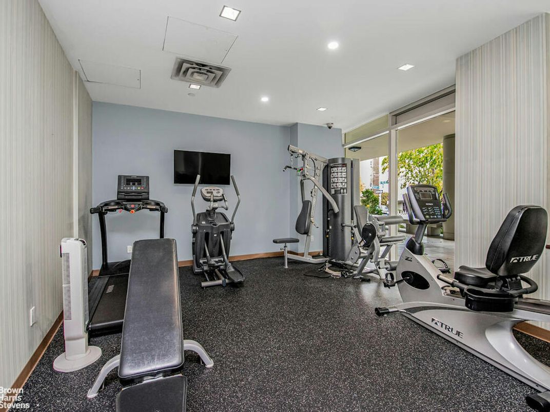 Fitness Equipment, Interior, Recessed Lighting