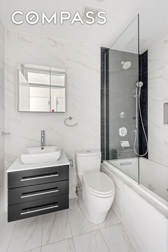 Bathroom, Glass Shower, Interior, Marble, Marble Walls