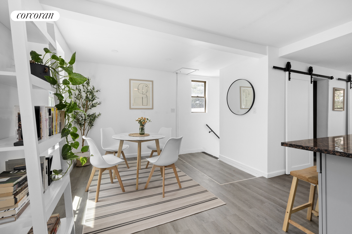 Dining room, Interior, Wood Texture Flooring