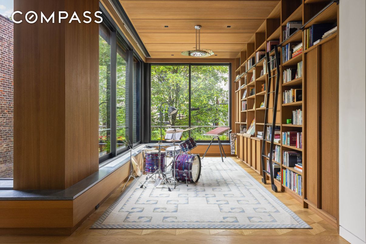 Interior, Recessed Lighting, Wooden Ceilings, Wood Texture Flooring