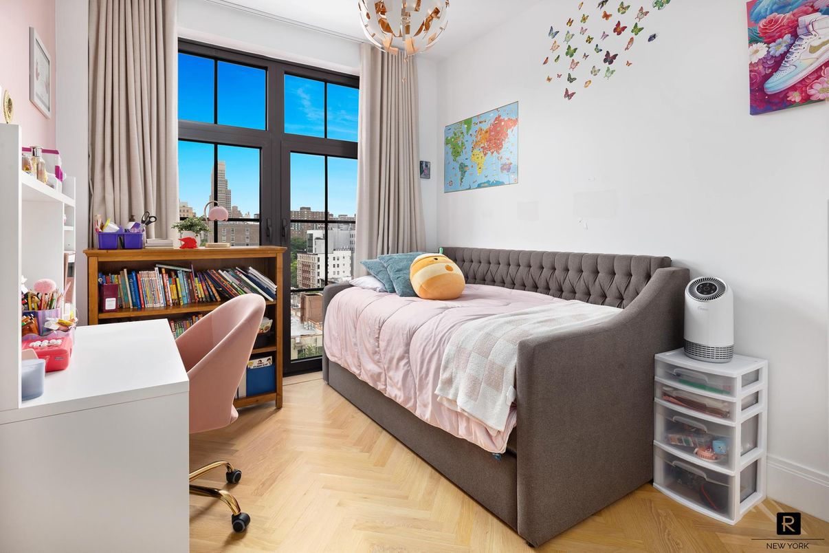 Bedroom, Home Office, Interior, Wood Texture Flooring