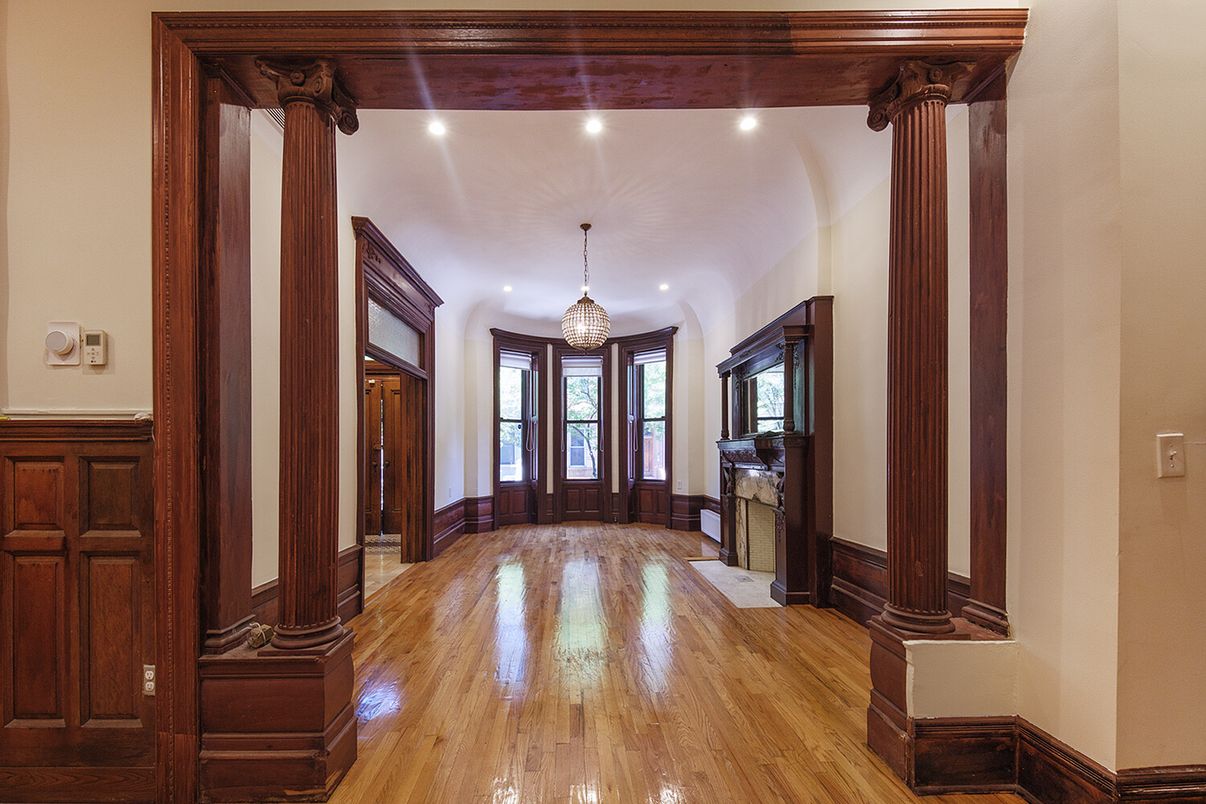 Chandelier, Interior, Recessed Lighting, Wood Texture Flooring