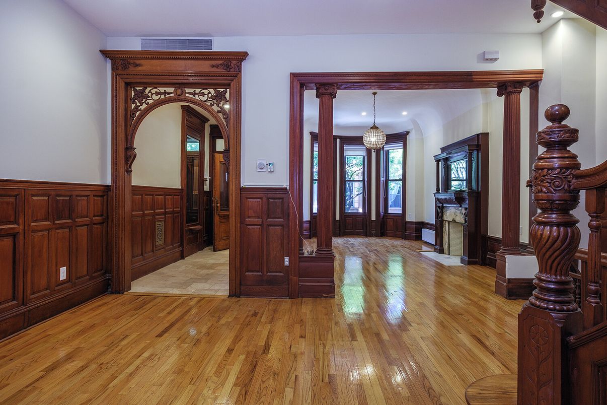 Chandelier, Interior, Pendant Lights, Recessed Lighting, Wood Texture Flooring