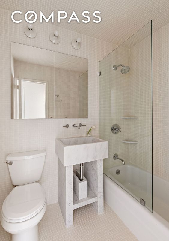Bathroom, Glass Shower, Interior