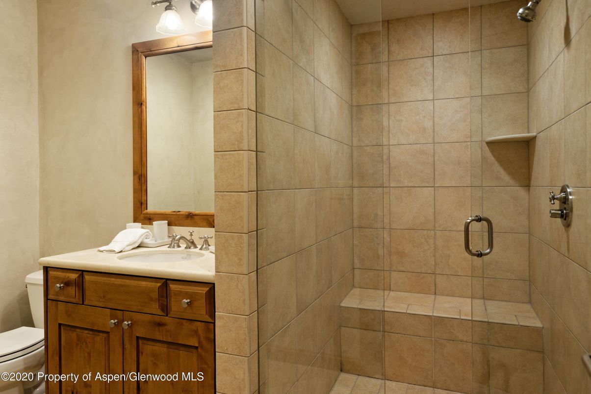 Bathroom, Glass Shower, Interior