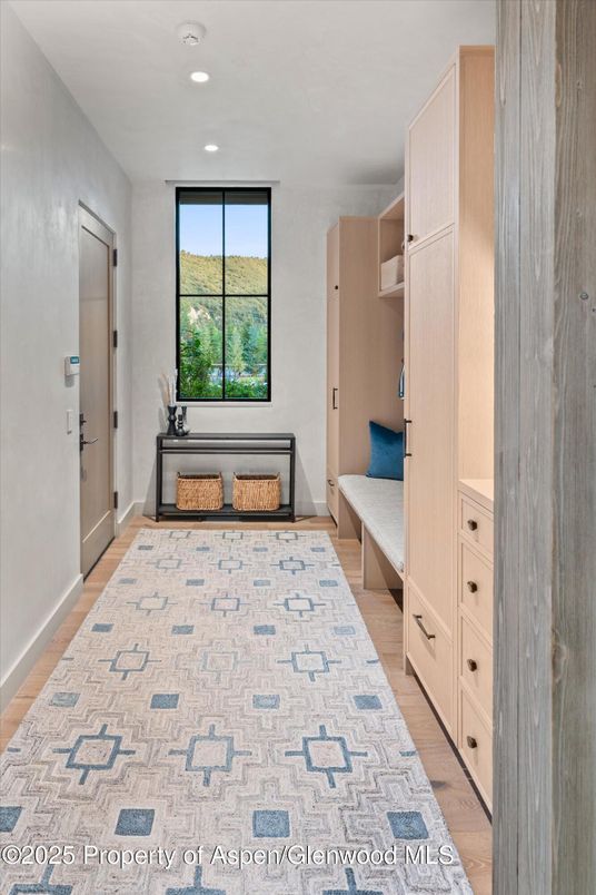Interior, Recessed Lighting, Wood Texture Flooring