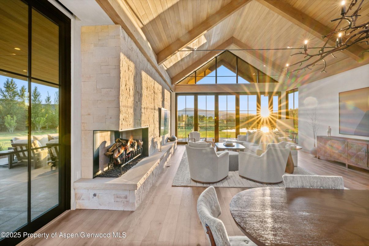 Fireplace, Interior, Living room, Stone Walls, Wooden Beams, Wooden Ceilings, Wood Texture Flooring