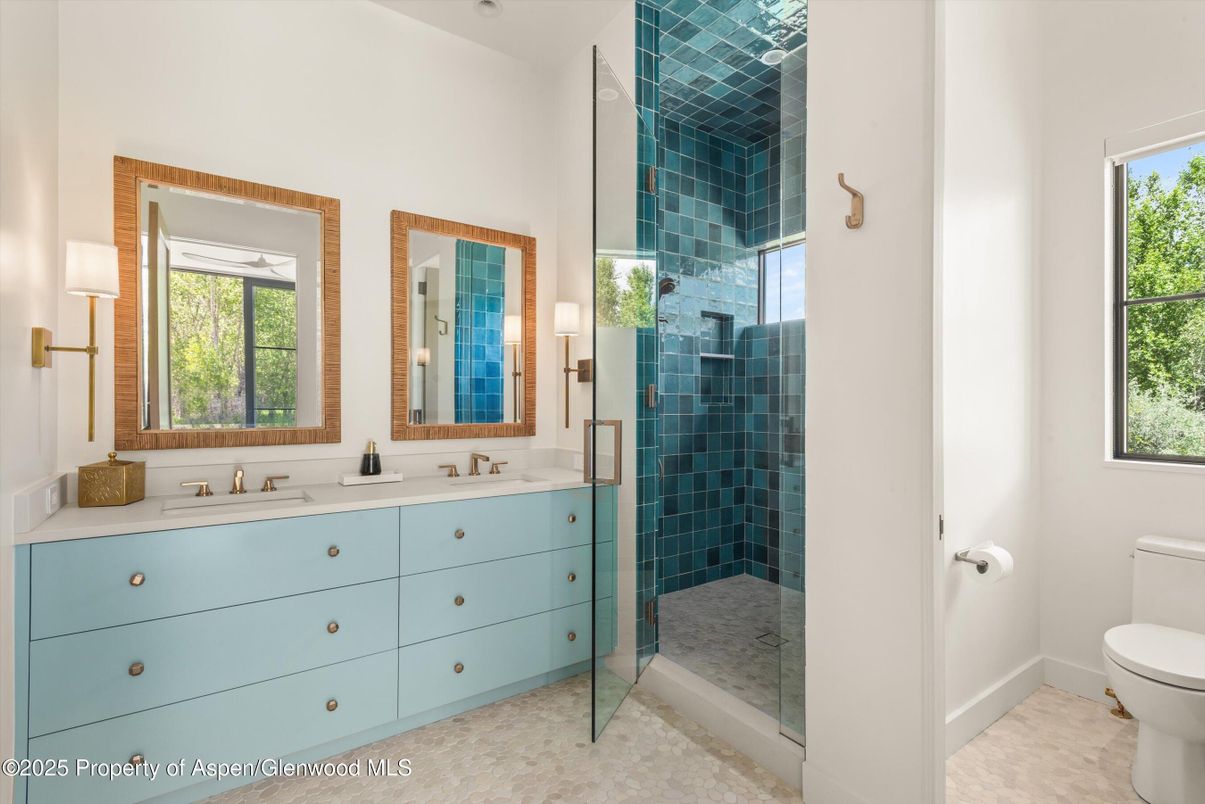 Bathroom, Glass Shower, Interior