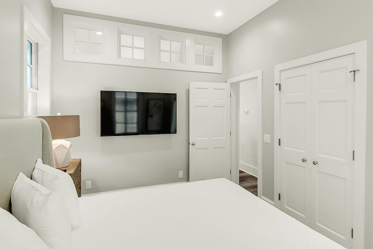 Bedroom, Interior, Recessed Lighting