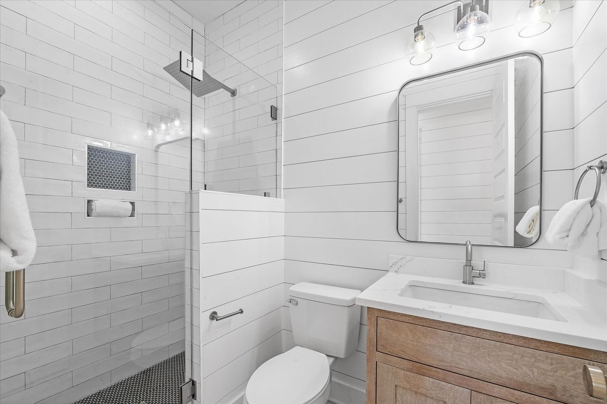 Bathroom, Glass Shower, Interior