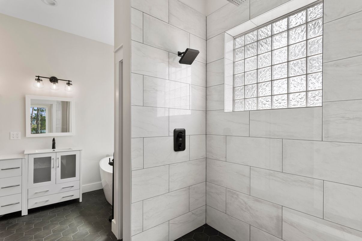 Bathroom, Interior, Marble Walls