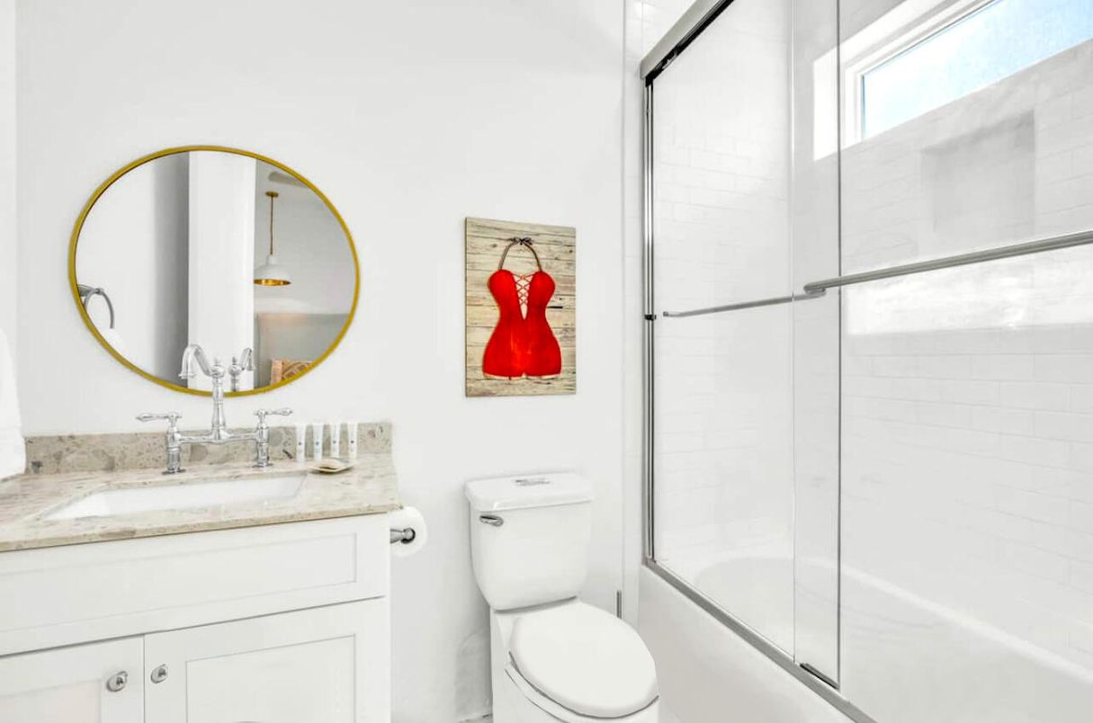 Bathroom, Glass Shower, Interior