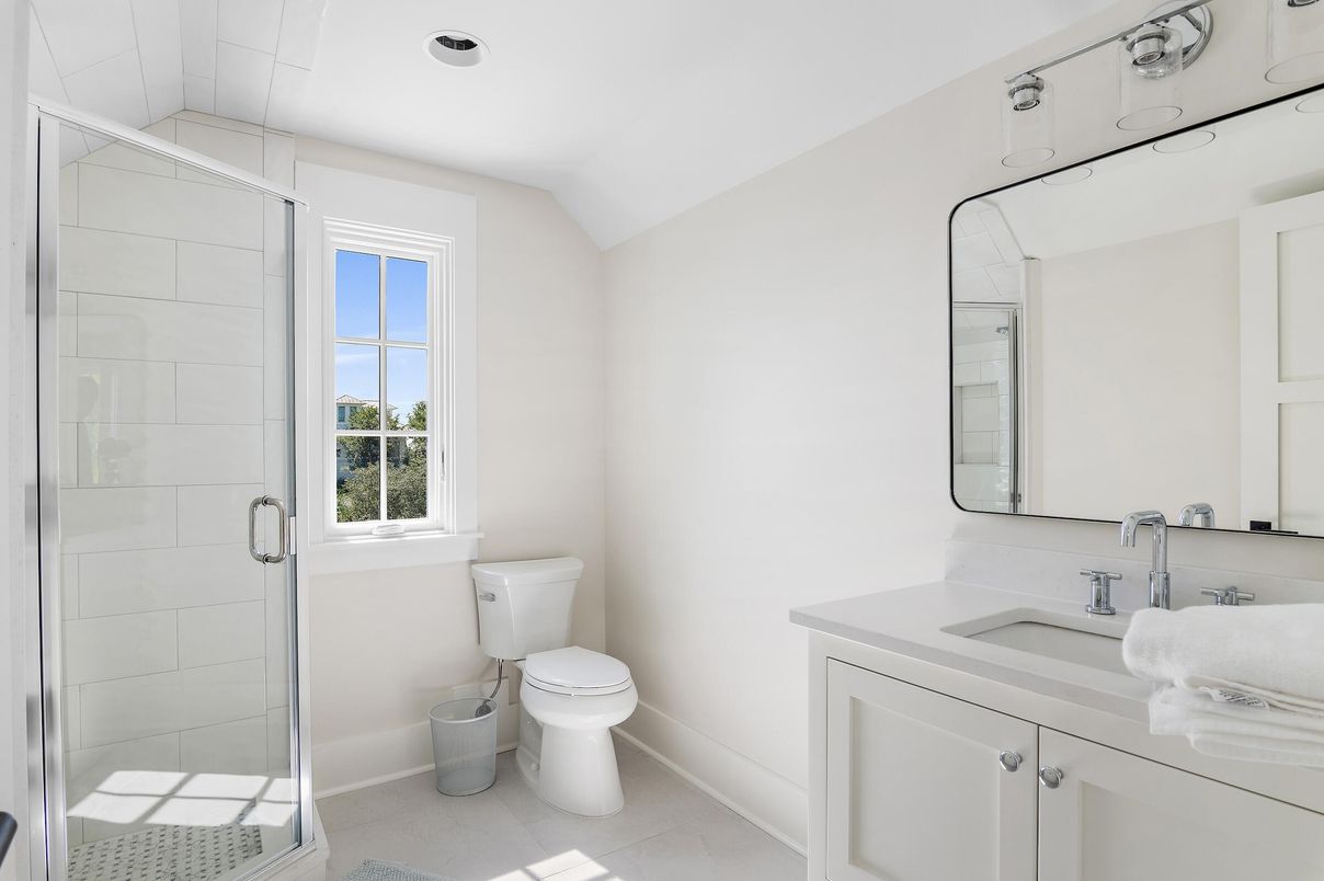 Bathroom, Glass Shower, Interior
