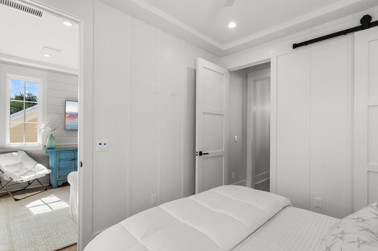 Bedroom, Interior, Recessed Lighting